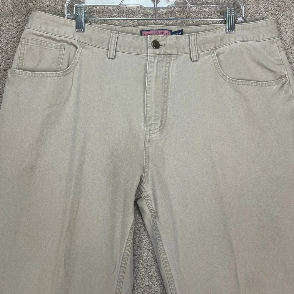 Vineyard‎ Vines Five Pocket Pant Khaki Straight Leg Mens Size 38x34